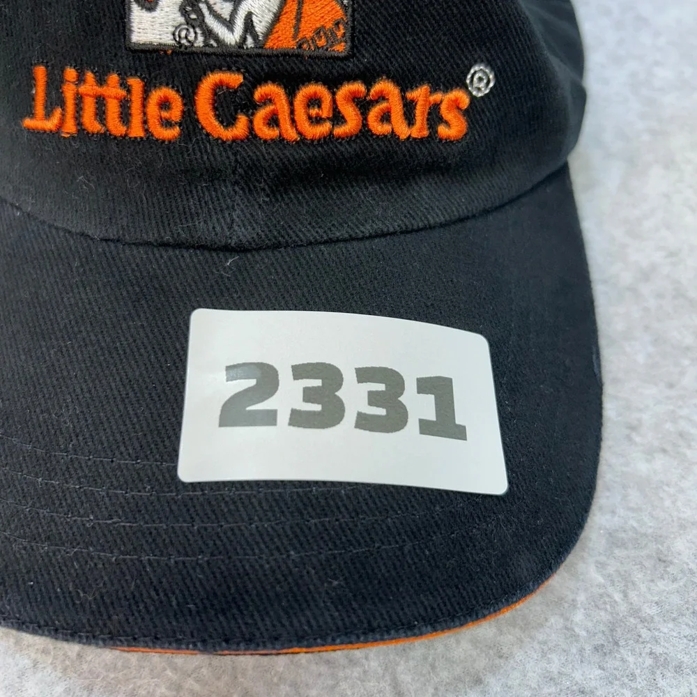 Little Caesars Pizza Logo Mens Black Little Caesars Baseball Cap Adjustable OSFM